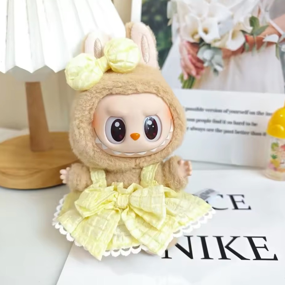 Pop Mart The Monsters Macaron Have a Seat Labubu Designer Clothing Outfit